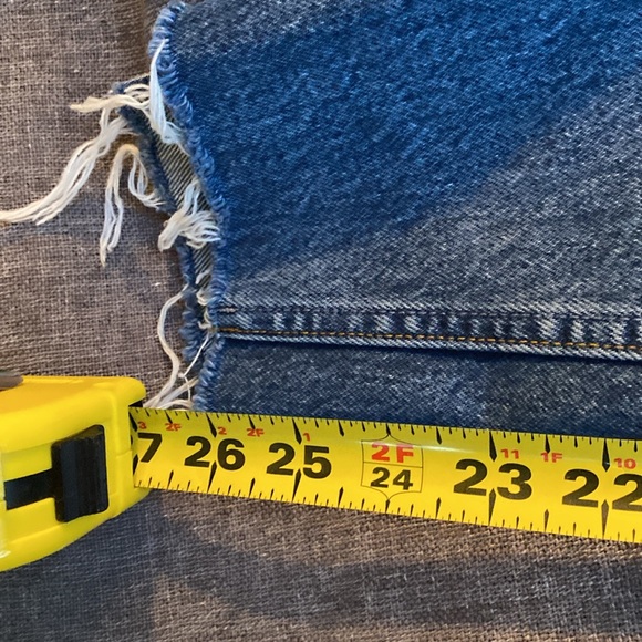 Boyish High Rise Button XXS 24 Straight Ankle Jeans Med Wash - Picture 8 of 14